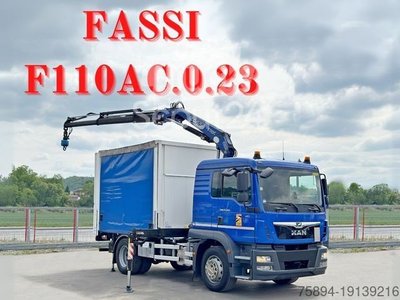 Autokran MAN TGM 15.250* FASSI F110A.0.23 * TOPZUSTAND gebraucht