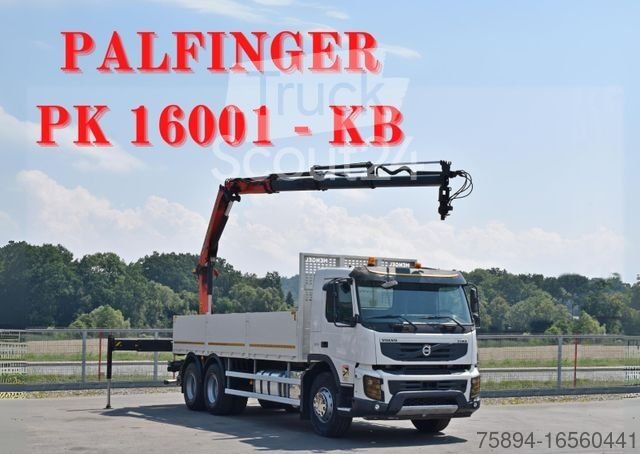 Autokran VOLVO FMX 370 PRITSCHE 6,60m *PK 16001 - KB+FUNK/6x4 gebraucht