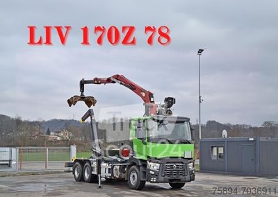 Abrollkipper RENAULT C430* ABROLLKIPPER *LIV 170Z 78 * 6x4 gebraucht