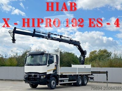 Autokran RENAULT C 430 *HIAB X - HIPRO 192 ES -4 + FUNK* 6x4 gebraucht