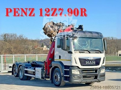 Abrollkipper MAN TGS 26.400 Abrollkipper* PENZ 12Z7.90R* TOP gebraucht