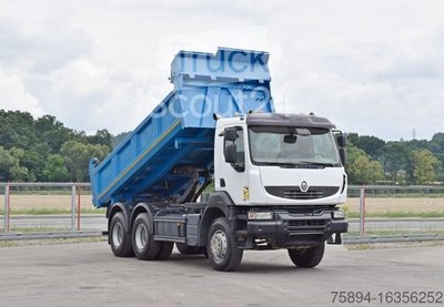 Kipper LKW RENAULT KERAX 410* KIPPER 5,20 m + BORDMATIC / 6x4 gebraucht