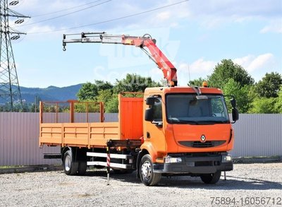 Autokran RENAULT MIDLUM 220 DXI *PRITSCHE 7,20m *FASSI F80A.23 gebraucht
