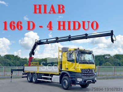Autokran MERCEDES-BENZ AROCS 2636 *HIAB 166 D-4 HIDUO + FUNK* 6x4 gebraucht
