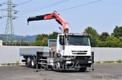 Autokran IVECO Stralis 310 PRITSCHE 7,05m +KRAN +FUNK gebraucht
