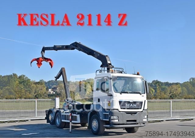 Abrollkipper MAN TGS 26.360 Abrollkipper* KESLA 2114 Z * TOP gebraucht