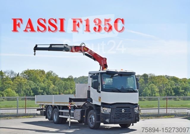 Autokran RENAULT C 380 * PRITSCHE 7,05 m* FASSI F 135C + FUNK gebraucht