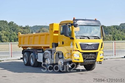 Kipper LKW MAN TGS 35.400 KIPPER 5,90 m + BORDMATIC * 8x4 gebraucht