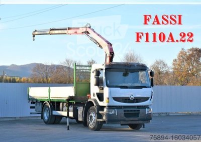 Autokran RENAULT Premium 370* FASSI F110A.22 * TOPZUSTAND gebraucht