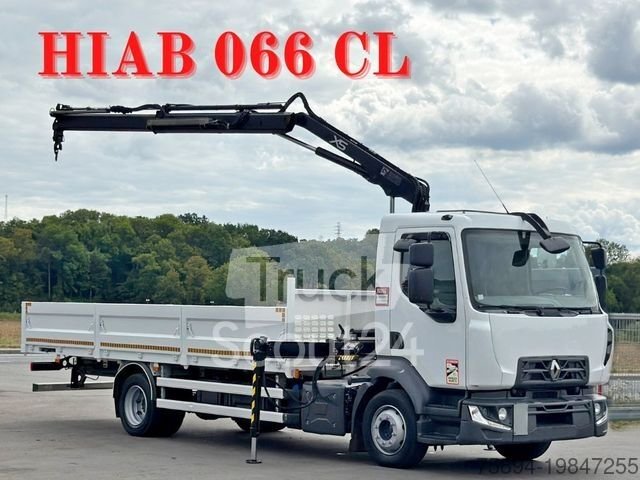 Autokran RENAULT D12.210 * HIAB 066 CL * TOPZUSTAND gebraucht