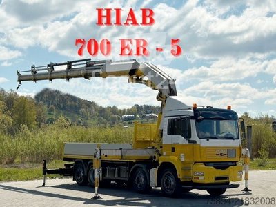 Autokran MAN TGA 35.440 * HIAB 700 - 5 + FUNK / 8x2 * TOP gebraucht