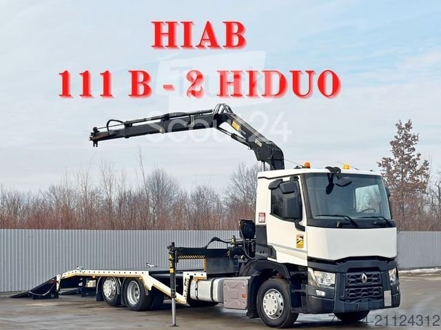 Autokran RENAULT T 380 * HIAB 111 B - 2 HIDUO + FUNK / 6x2! gebraucht