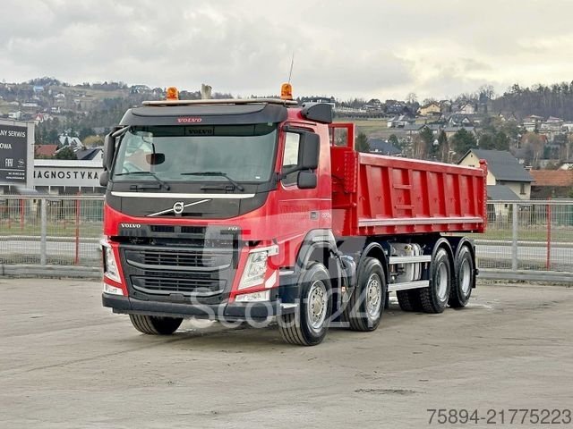 Kipper LKW VOLVO FM 370 Kipper 6,20 m + BORDMATIC / 8x4 gebraucht