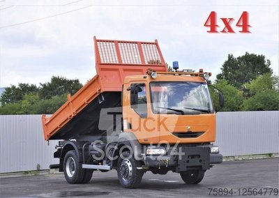 Kipper LKW RENAULT MIDLUM 220 DCI* KIPPER 3,80m * 4x4 gebraucht