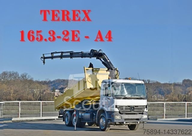 Autokran MERCEDES-BENZ ACTROS 2636 * TEREX 165.2E - A4 + FUNK/6x4 gebraucht