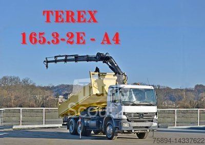 Autokran MERCEDES-BENZ ACTROS 2636 * TEREX 165.2E - A4 + FUNK/6x4 gebraucht