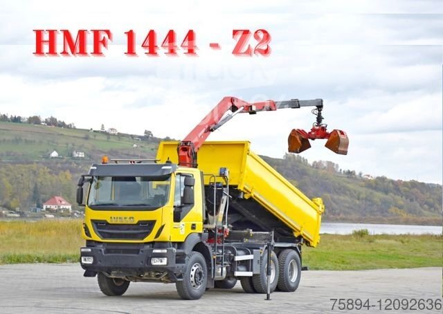 Autokran IVECO TRAKKER 360 * Kipper 4,90m* KRAN/FUNK*6x4 gebraucht