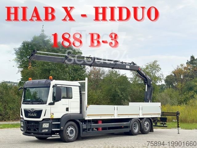 Autokran MAN TGS 26.460 * HIAB X - HIDUO 188 B-3 + FUNK* TOP gebraucht