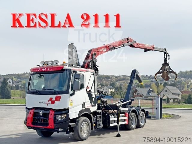Abrollkipper RENAULT C520 * ABROLLKIPPER 4,80 m * KESLA * 6x4! gebraucht