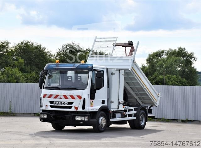 Kipper LKW IVECO EUROCARGO 75E16* KIPPER 3,10m* KRAN gebraucht