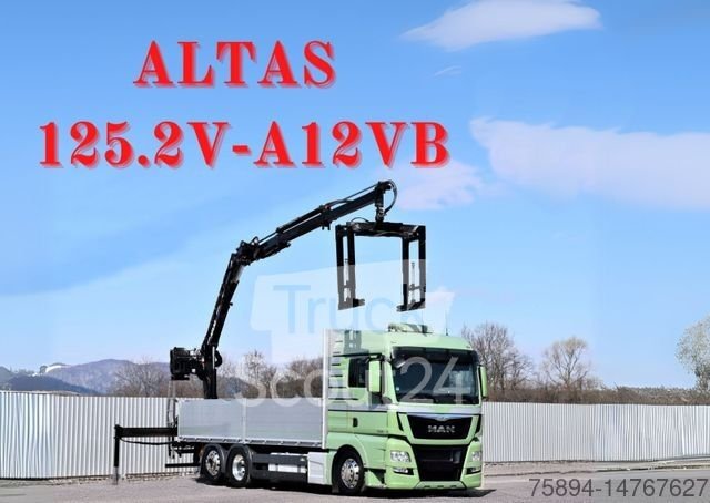 Autokran MAN TGX 26.440 Pritsche 6,60 m* ATLAS 125.2V-A12VB gebraucht