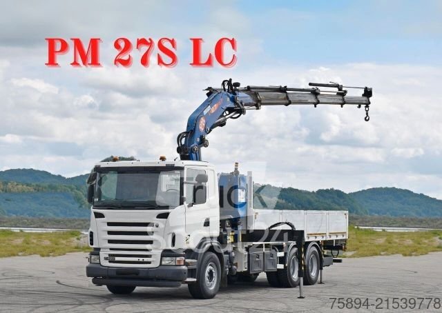 Autokran SCANIA G 420 * PM 27S LC + FUNK * 6x4 *TOPZUSTAND gebraucht