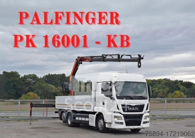 Autokran MAN TGS 26.440 * PRITSCHE 6,90 m + PK 16001 - K gebraucht