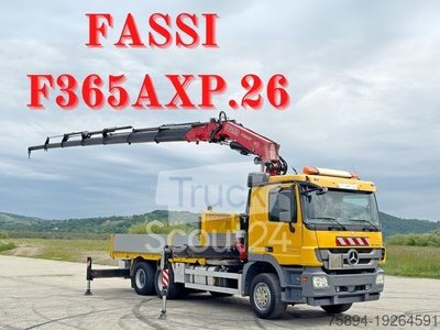 Autokran MERCEDES-BENZ ACTROS 2646 * FASSI F365AXP.26 + FUNK * 6x4 gebraucht