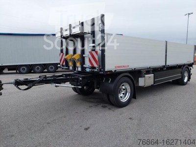Anhänger mit offener Pritsche SCHWARZMüLLER 2-ACHS JUMBO-BAUSTOFF-PLATEAUANHäNGER, BPW-ACHSEN, ALUFELGEN, neu