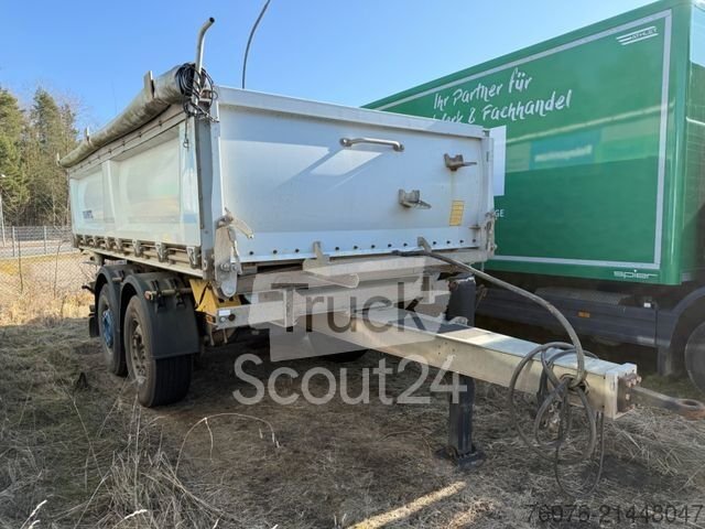 Dreiseitenkipper Anhänger SCHMITZ CARGOBULL ZKI 18-4.9 Tandem 3-Seiten Kip Stahl  Alu Felgen gebraucht