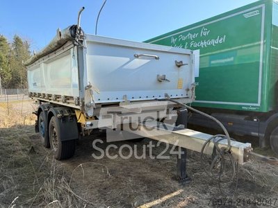 Dreiseitenkipper Anhänger SCHMITZ CARGOBULL ZKI 18-4.9 Tandem 3-Seiten Kip Stahl  Alu Felgen gebraucht
