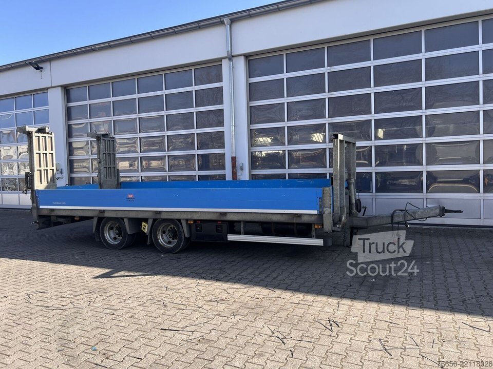 Tieflader Anhänger Humbaur HBTZ 136224 TA-BS  13,6 t Tandemtieflader gebraucht
