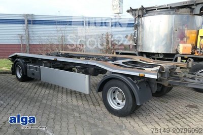 Abrollanhänger HKM G 18 ZL 5,0, Außenroller, Luftf. 5-7m Behälter gebraucht