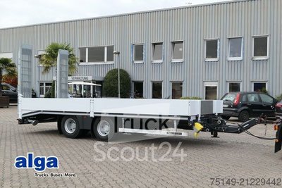 Tieflader Anhänger  alga TAT-B 180, Tandem, Rampen, 6.300mm lang neu