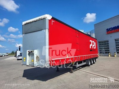 Auflieger mit Pritsche & Plane Schmitz Cargobull Schiebeplane Mega gebraucht