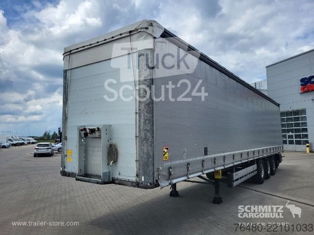 Auflieger mit Pritsche & Plane Schmitz Cargobull Schiebeplane Standard gebraucht