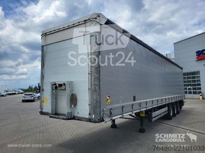 Auflieger mit Pritsche & Plane Schmitz Cargobull Schiebeplane Standard gebraucht