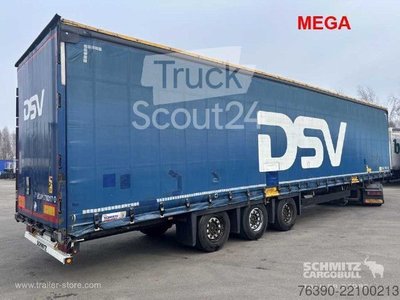 Auflieger mit Pritsche & Plane Schmitz Cargobull Semitrailer Curtainsider Mega gebraucht