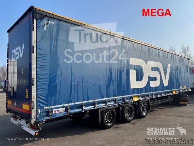 Auflieger mit Pritsche & Plane Schmitz Cargobull Semitrailer Curtainsider Mega gebraucht