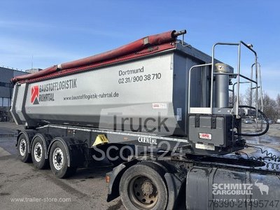 Kipper Auflieger Carnehl Semitrailer Tipper Alu-square sided body 24m  gebraucht