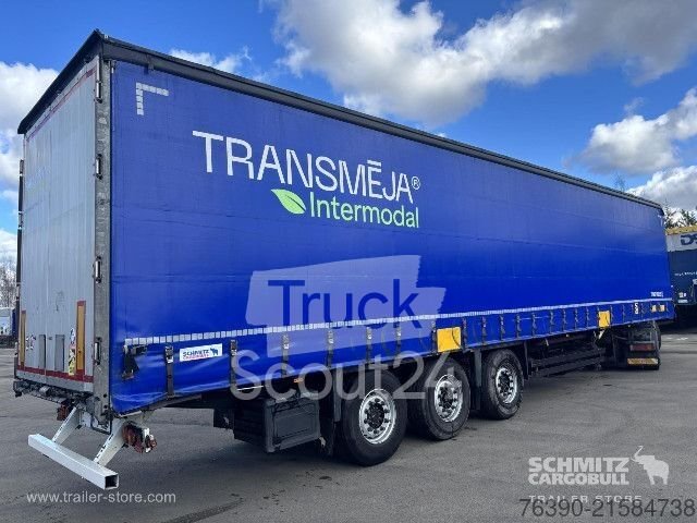 Auflieger mit Pritsche & Plane Schmitz Cargobull Semitrailer Curtainsider Standard gebraucht