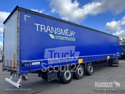 Auflieger mit Pritsche & Plane Schmitz Cargobull Semitrailer Curtainsider Standard gebraucht