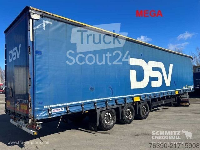 Auflieger mit Pritsche & Plane Schmitz Cargobull Semitrailer Curtainsider Mega gebraucht