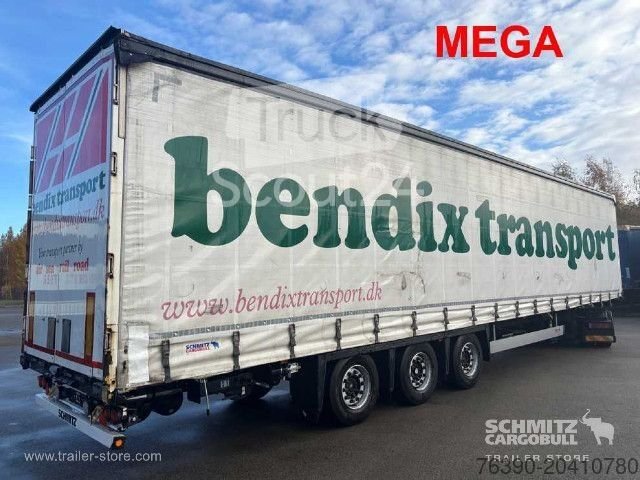 Auflieger mit Pritsche & Plane Schmitz Cargobull Semitrailer Curtainsider Mega gebraucht