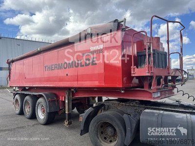 Kipper Auflieger Meierling Semitrailer Tipper Alu-square sided body 23m  gebraucht