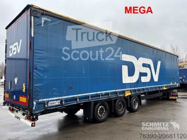 Auflieger mit Pritsche & Plane Schmitz Cargobull Semitrailer Curtainsider Mega gebraucht