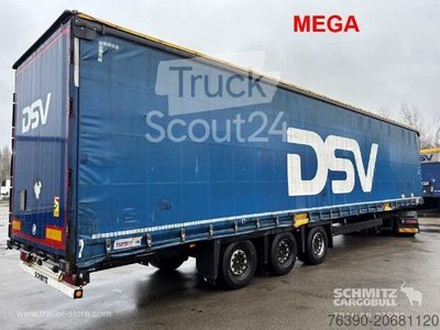Auflieger mit Pritsche & Plane Schmitz Cargobull Semitrailer Curtainsider Mega gebraucht