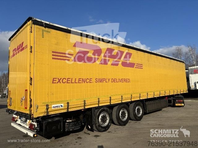 Auflieger mit Pritsche & Plane Schmitz Cargobull Semitrailer Curtainsider Standard gebraucht