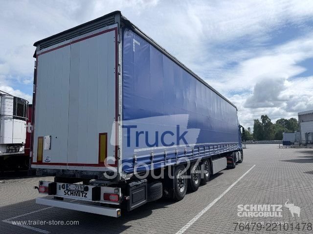 Auflieger mit Pritsche & Plane Schmitz Cargobull Curtainsider Standard gebraucht