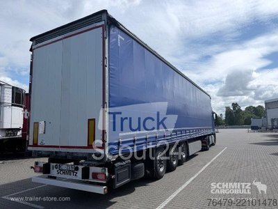 Auflieger mit Pritsche & Plane Schmitz Cargobull Curtainsider Standard gebraucht